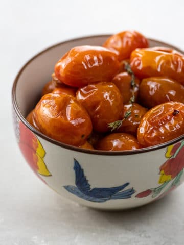 tomato confit in a bowl