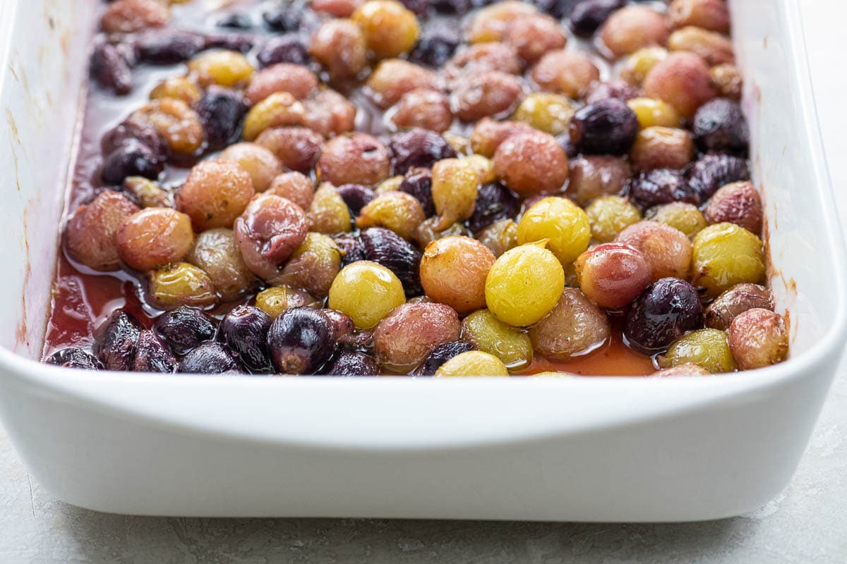 image of Roasted Grapes With Balsamic and Thyme recipe by Umami Girl
