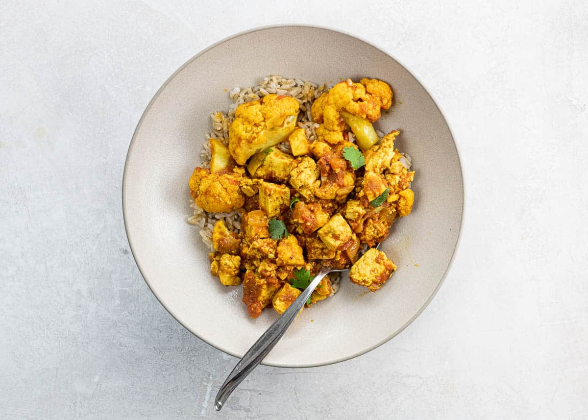 Tofu Cauliflower Curry (Quick & Easy) Umami Girl