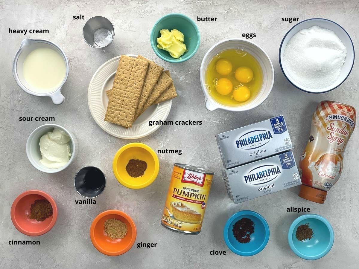 ingredients in bowls