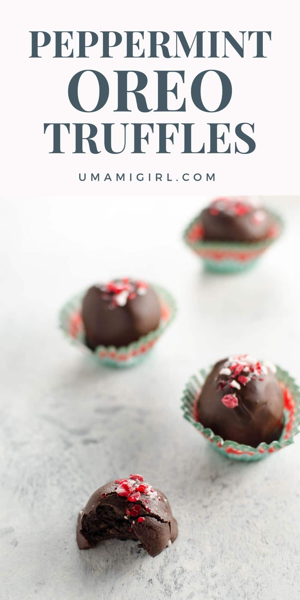 Peppermint Oreo Truffles Umami Girl