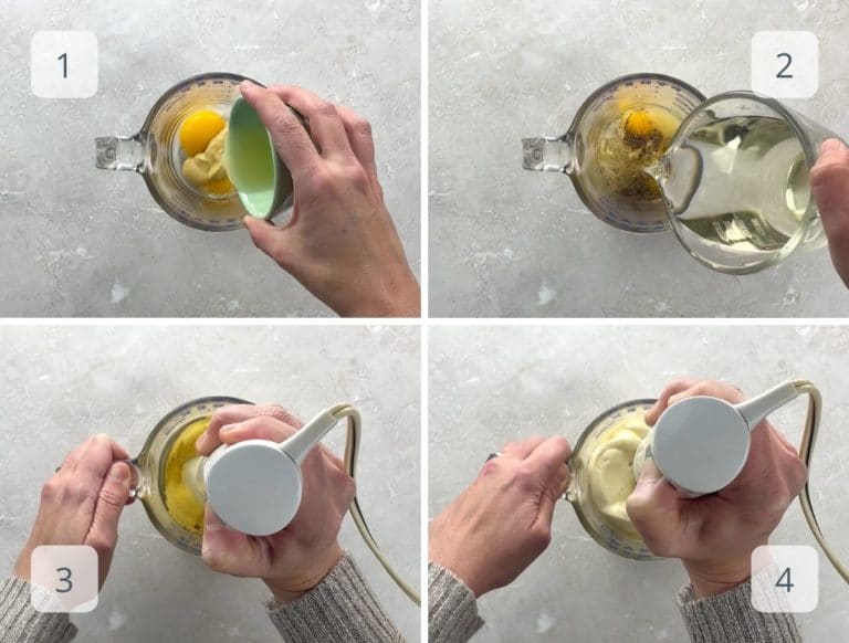 Immersion Blender or Food Processor Mayonnaise Umami Girl