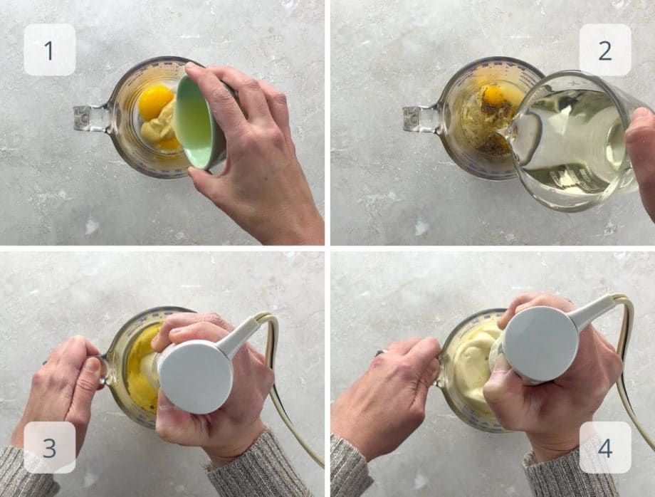 Immersion Blender or Food Processor Mayonnaise Umami Girl