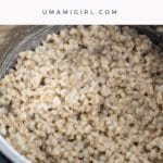 cooked farro in an instant pot