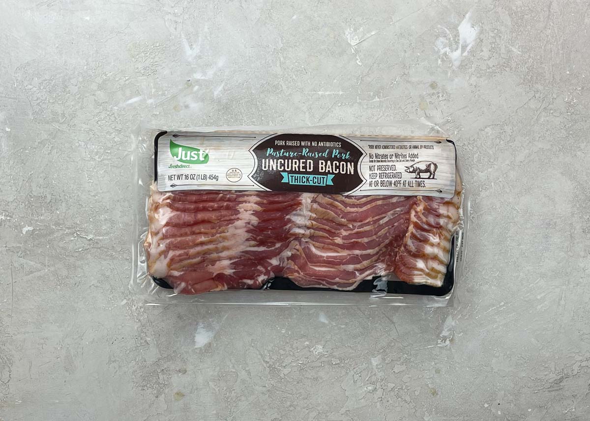 a package of bacon