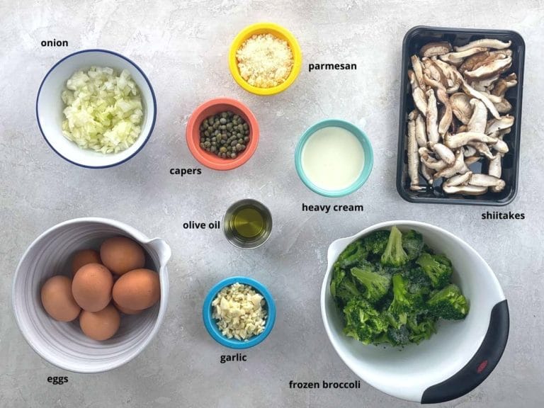 Broccoli Mushroom Frittata Umami Girl