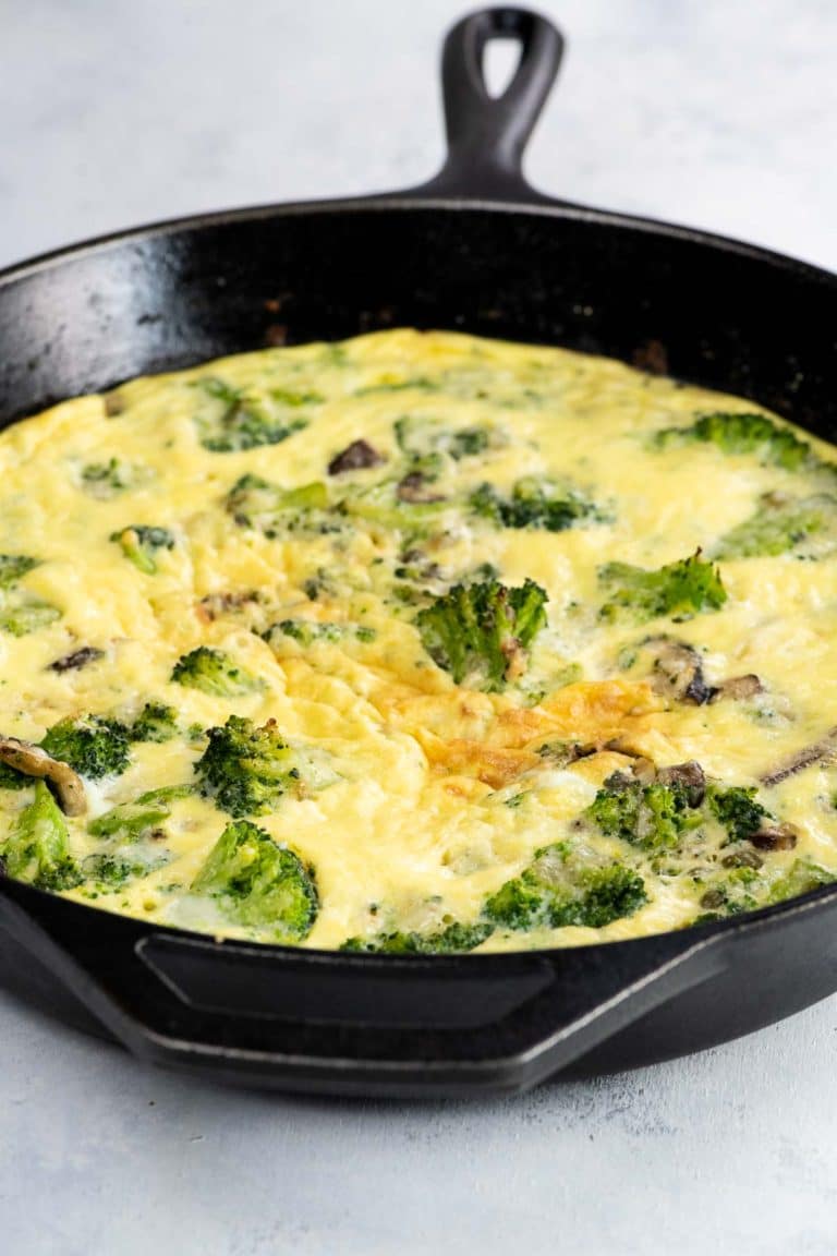 Broccoli Mushroom Frittata Umami Girl
