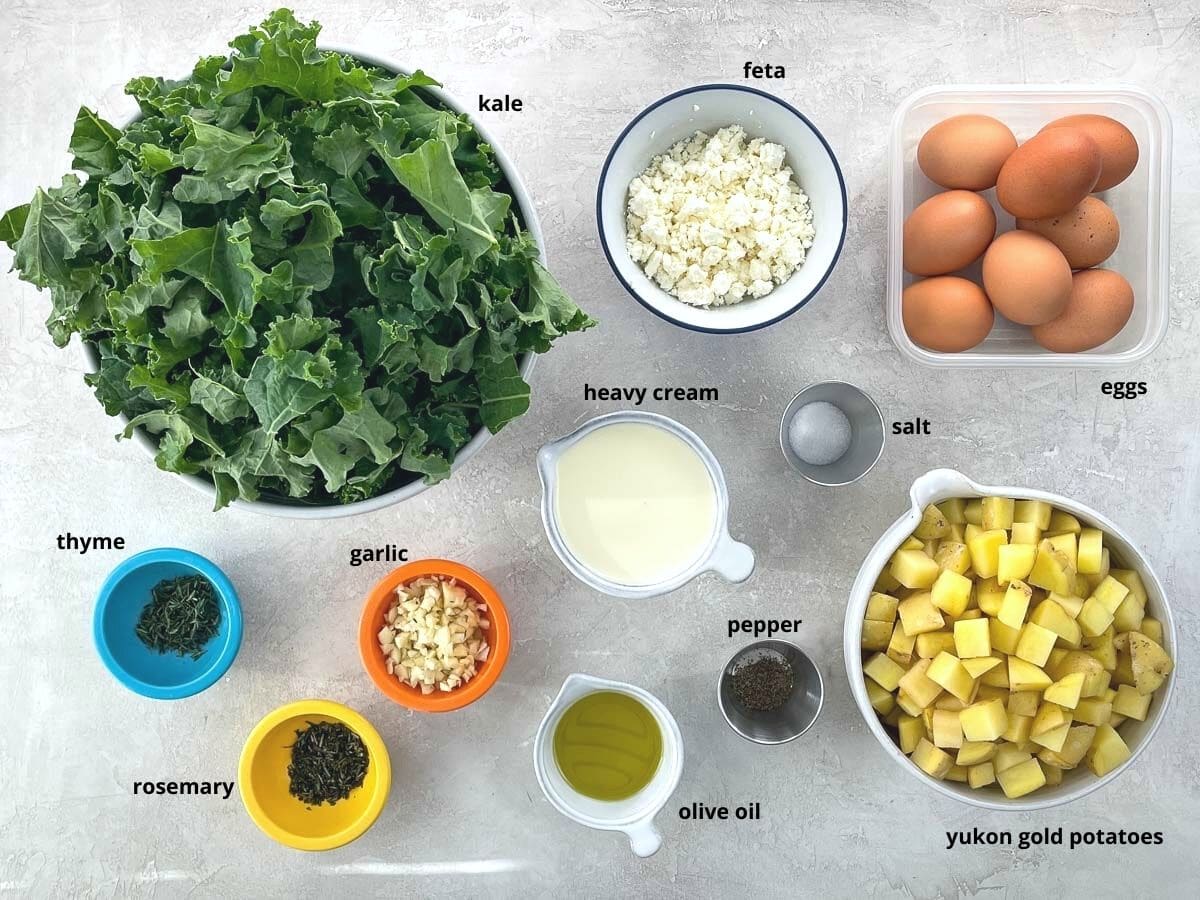 Cast Iron Baked Eggs, Kale & Potatoes Umami Girl