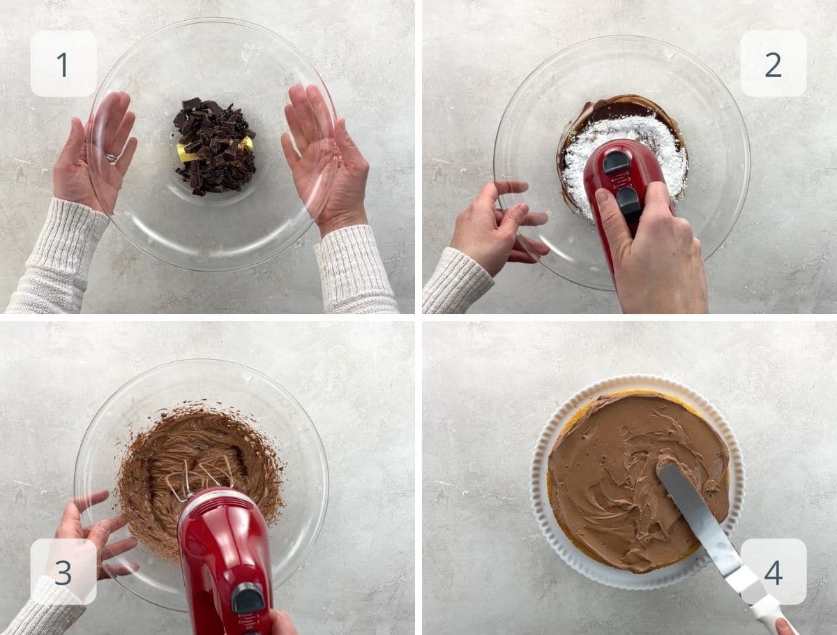 frosting step by step