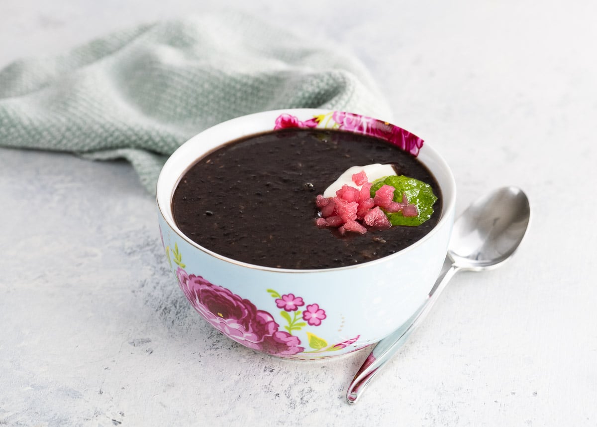 Vegan Black Bean Soup (Instant Pot or Stovetop) Umami Girl