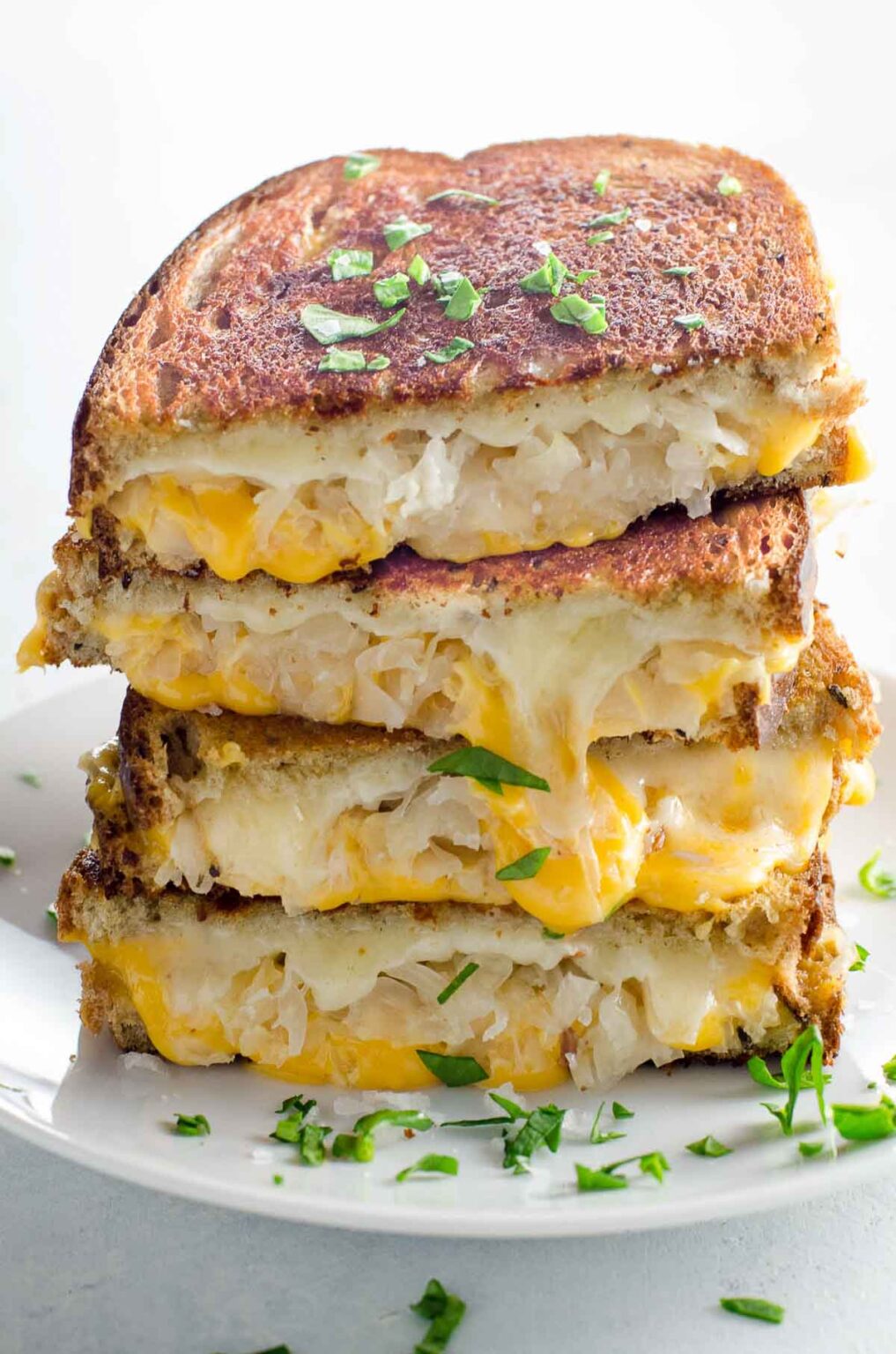 Sauerkraut Grilled Cheese with Dijon Umami Girl