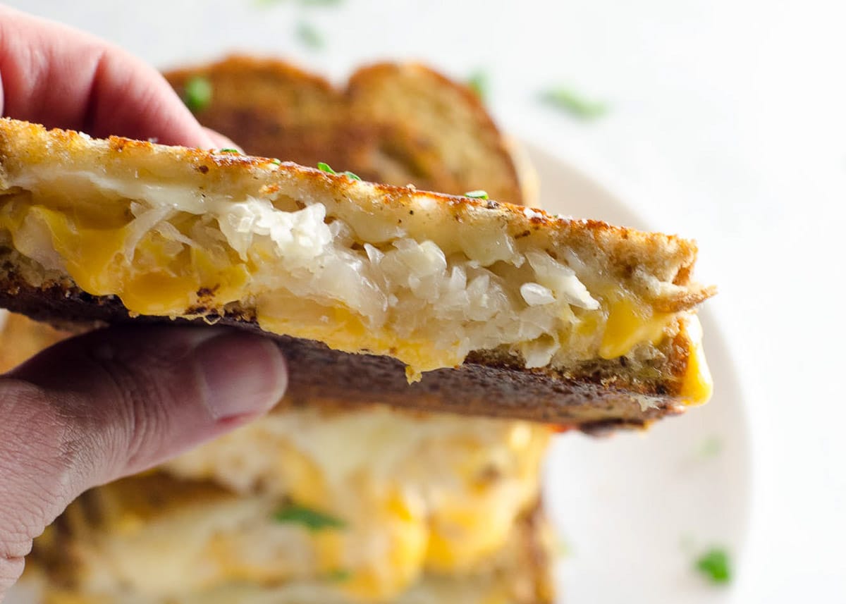 Sauerkraut Grilled Cheese with Dijon Umami Girl