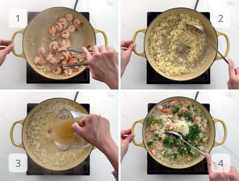 Lemony Shrimp Risotto with Broccoli Umami Girl