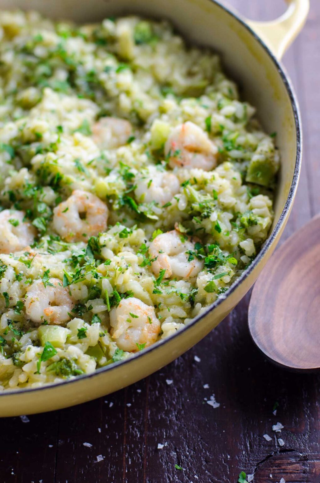 Lemony Shrimp Risotto with Broccoli Umami Girl