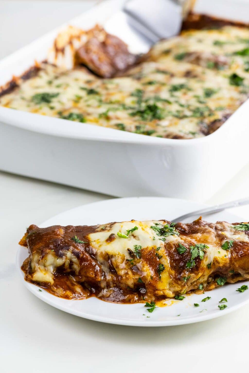 Refried Bean and Cheese Enchiladas Umami Girl