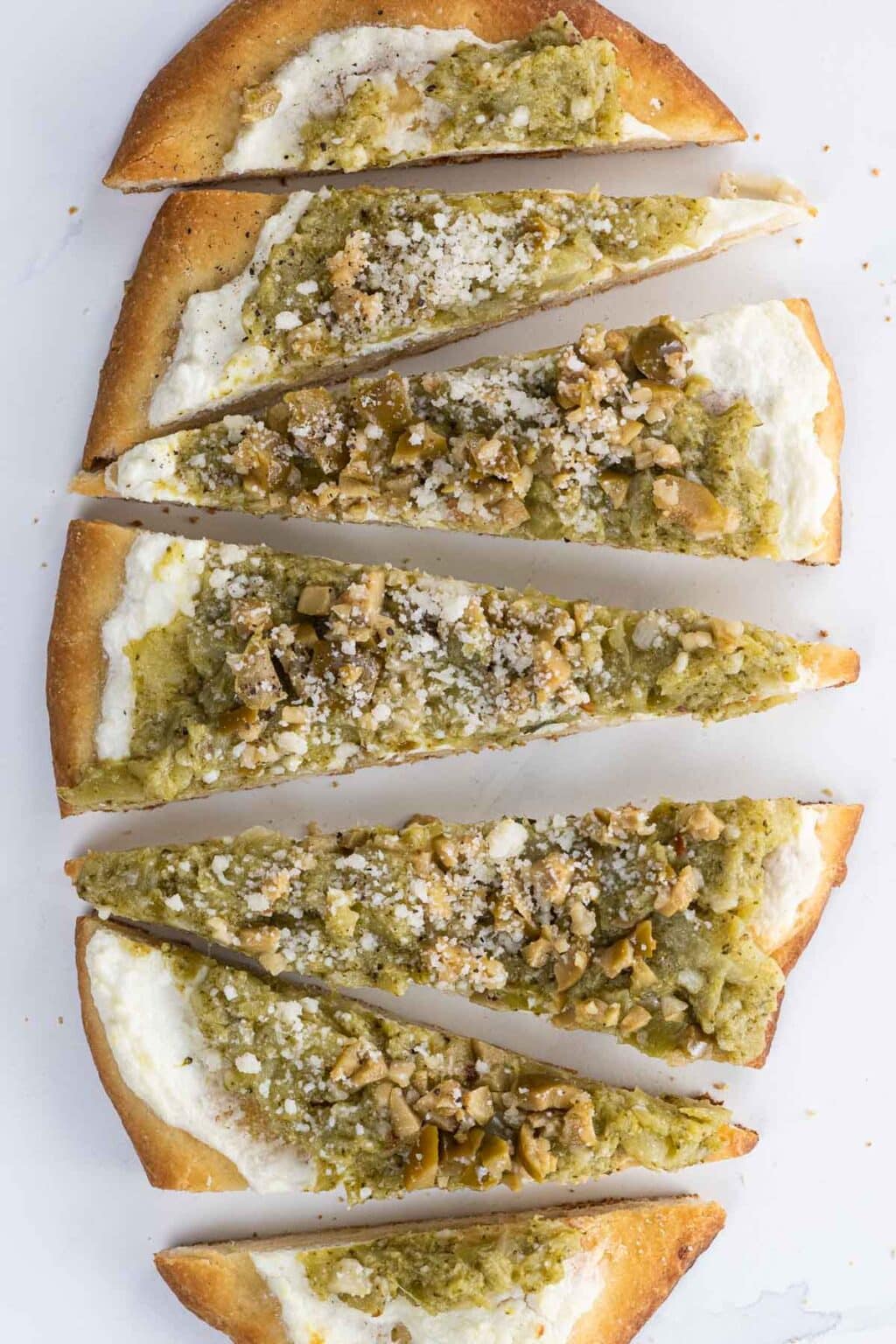 Broccoli Flatbread with Ricotta and Olives Umami Girl