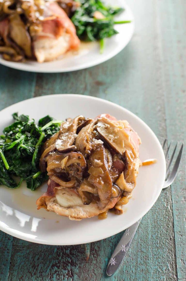 ProsciuttoWrapped Stuffed Chicken Marsala Umami Girl