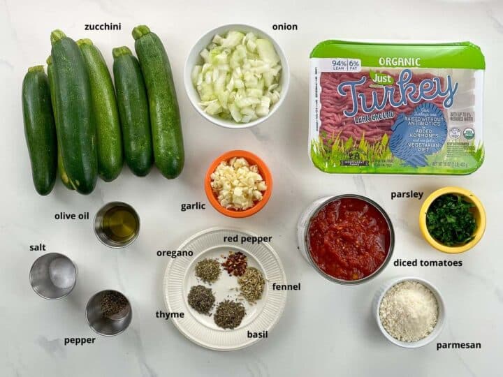 Zoodle Spaghetti with Turkey Meat Sauce Umami Girl