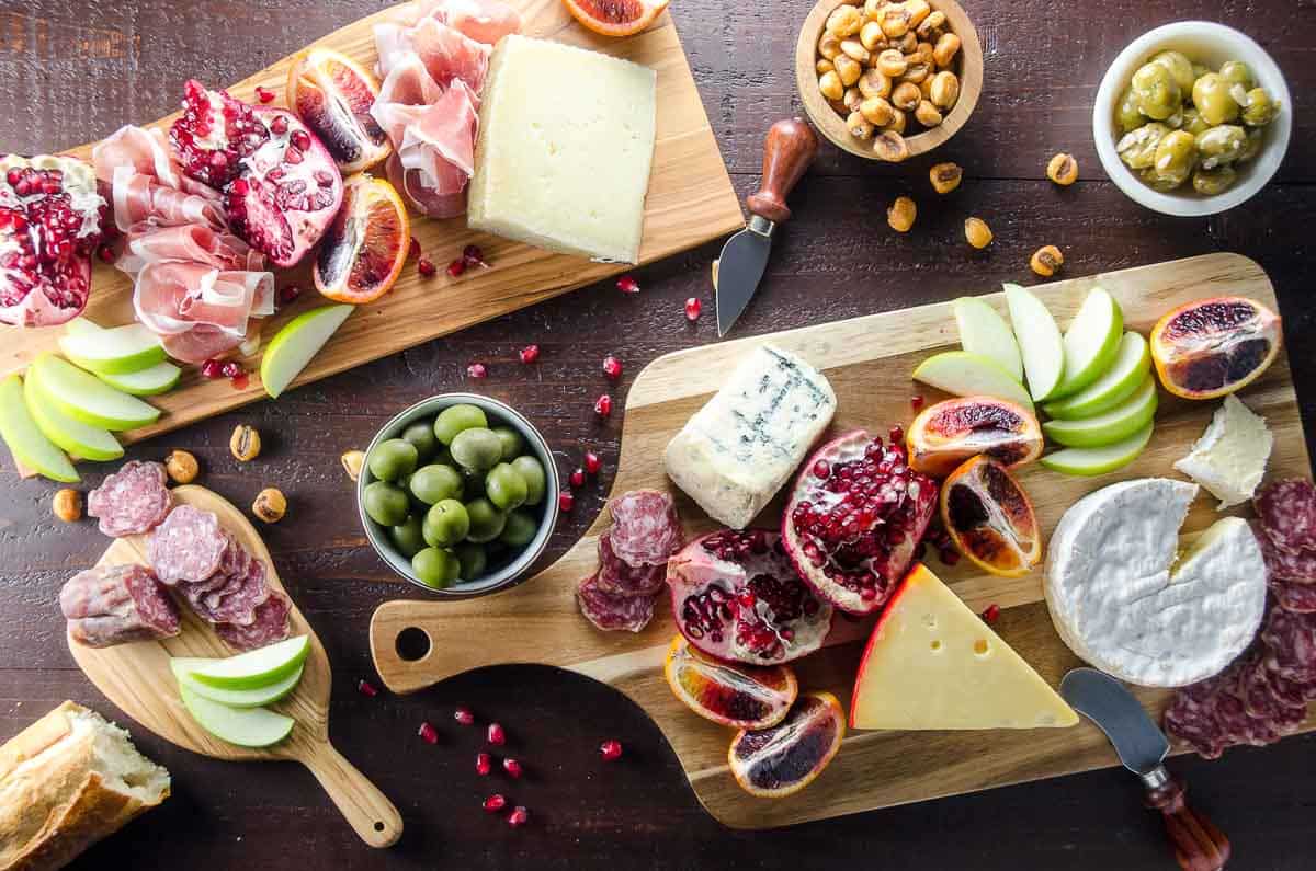 an epic cheese and charcuterie board is a thanksgiving must-have