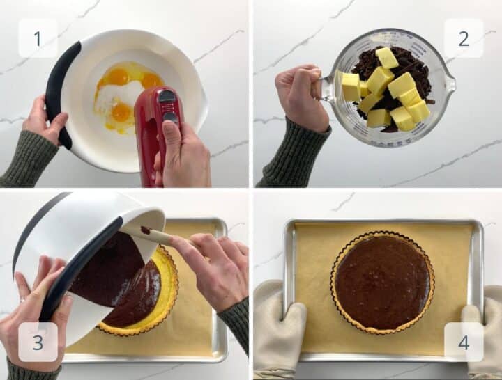 Bittersweet Chocolate Ganache Tart with Shortbread Crust Umami Girl