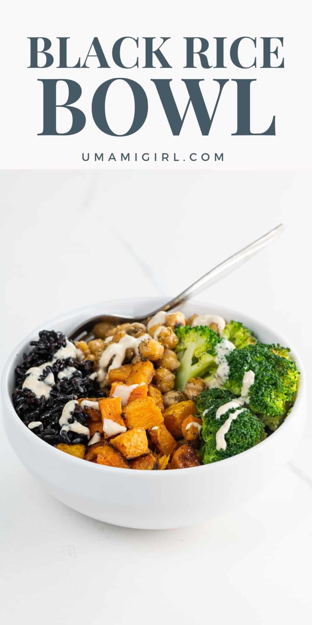 Black Rice Bowl Umami Girl