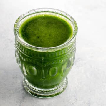 savory juice in a glass