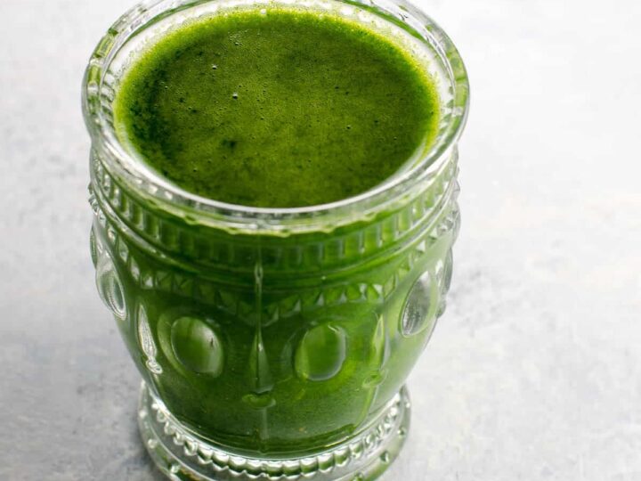 savory juice in a glass