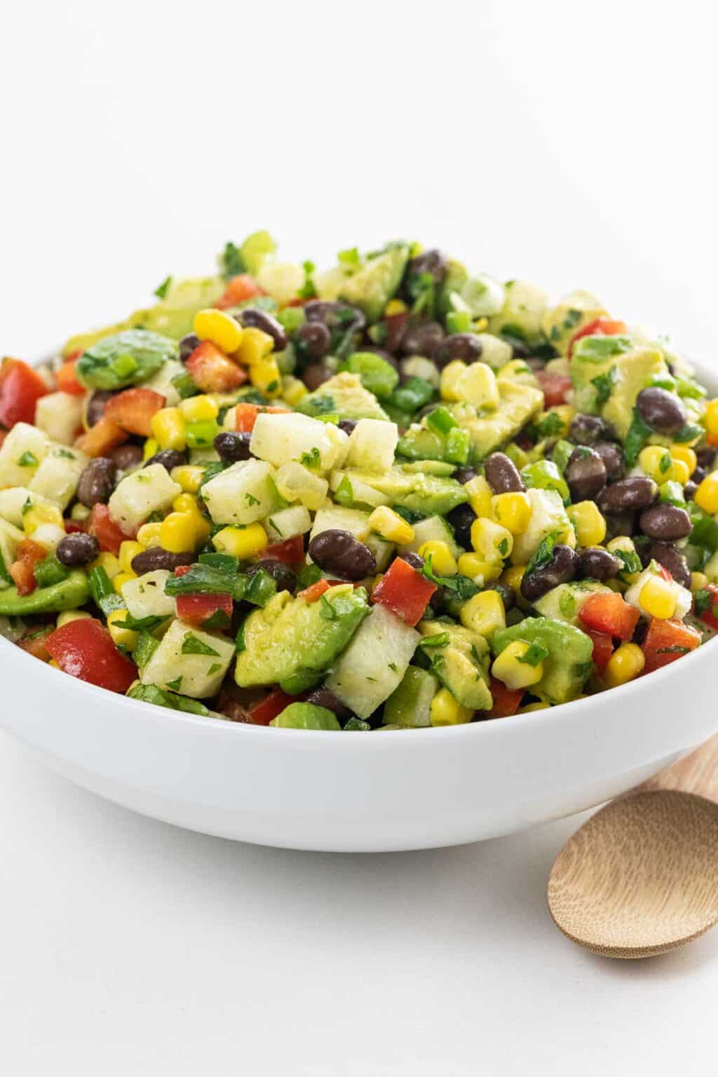 Black Bean, Corn, and Avocado Salad with Jicama Umami Girl