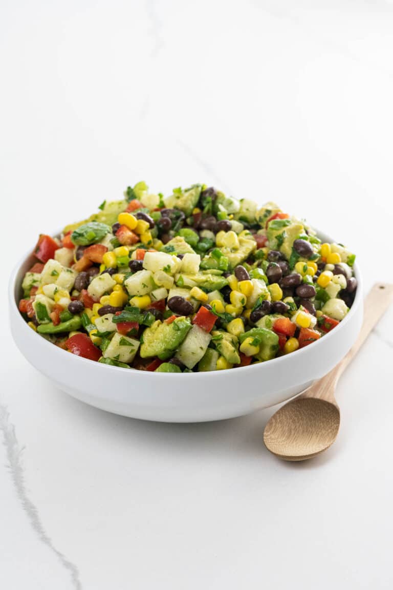 Black Bean, Corn, and Avocado Salad with Jicama Umami Girl