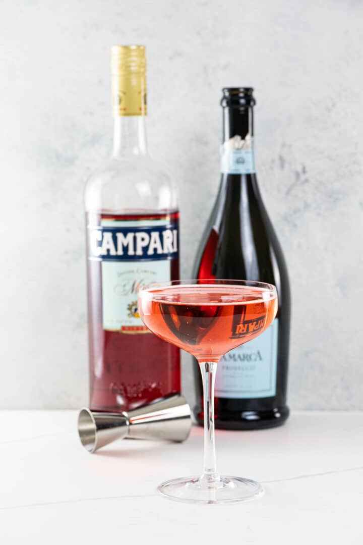 Campari Prosecco Cocktail (Mom&amp;#39;s Italian Soda) - Umami Girl