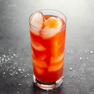 a glass of the grand prix cold brew cocktail