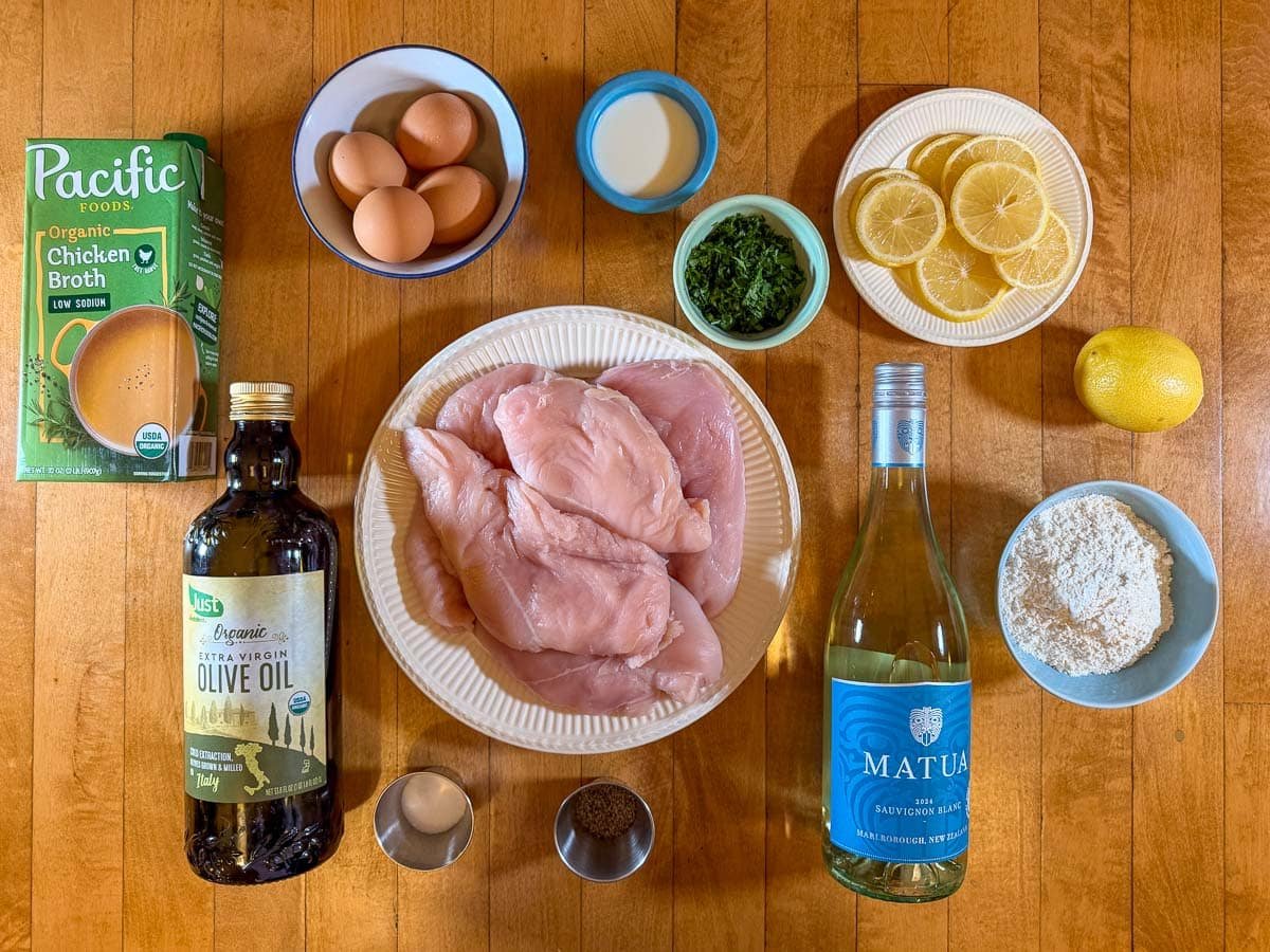 ingredients for making chicken francese