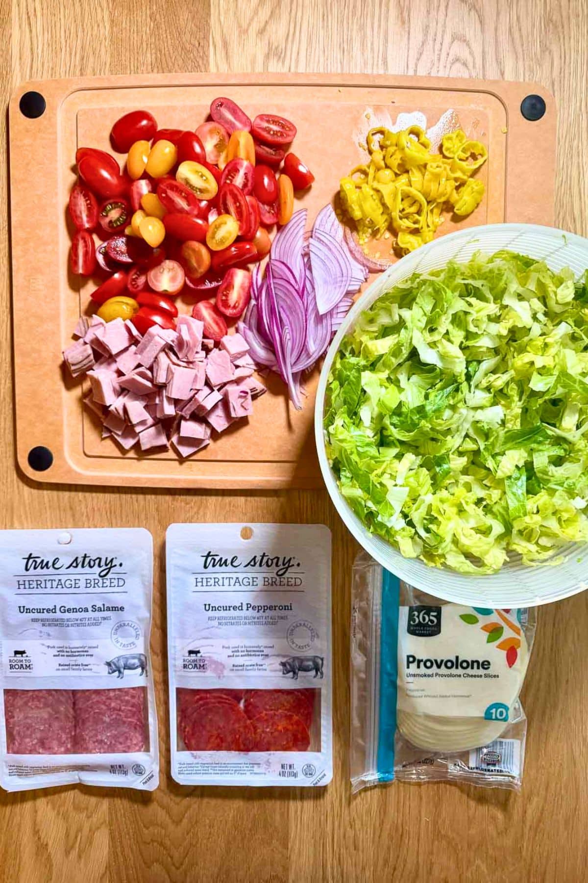 salad ingredients